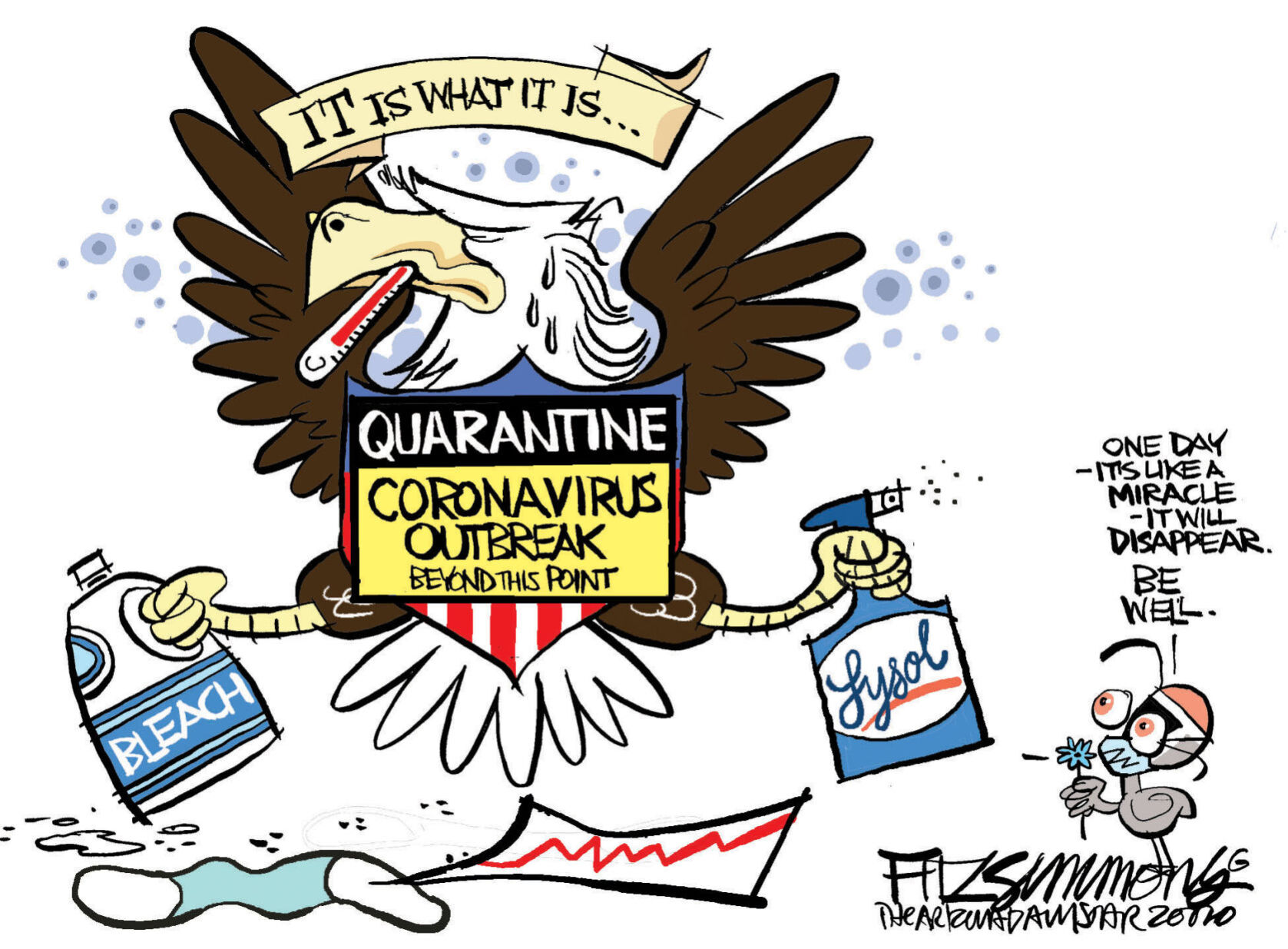 Daily Fitz Cartoon: President Pandemic